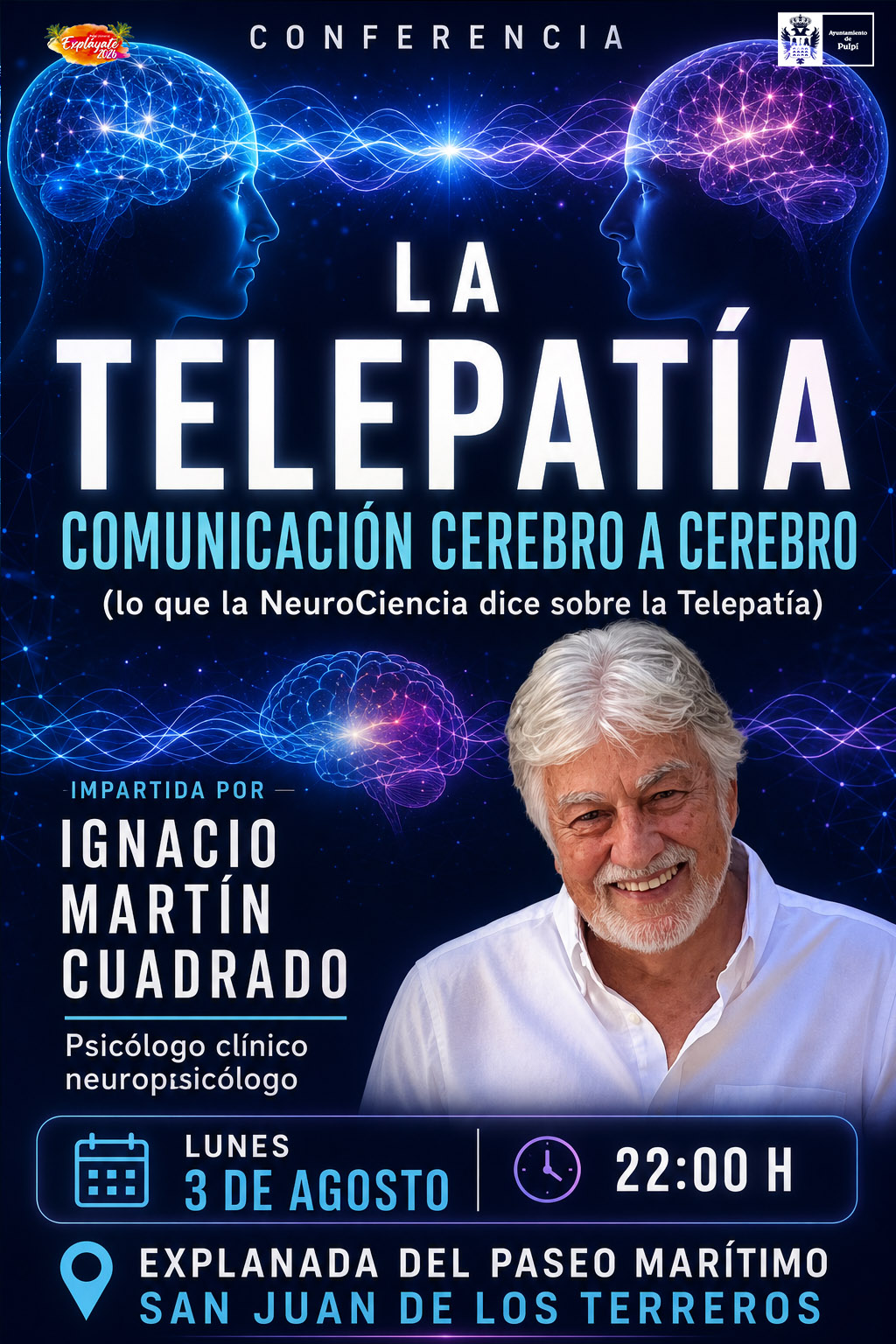 CONFERENCIA “LA TELEPATÍA, COMUNICACIÓN CEREBRO A CEREBRO”
